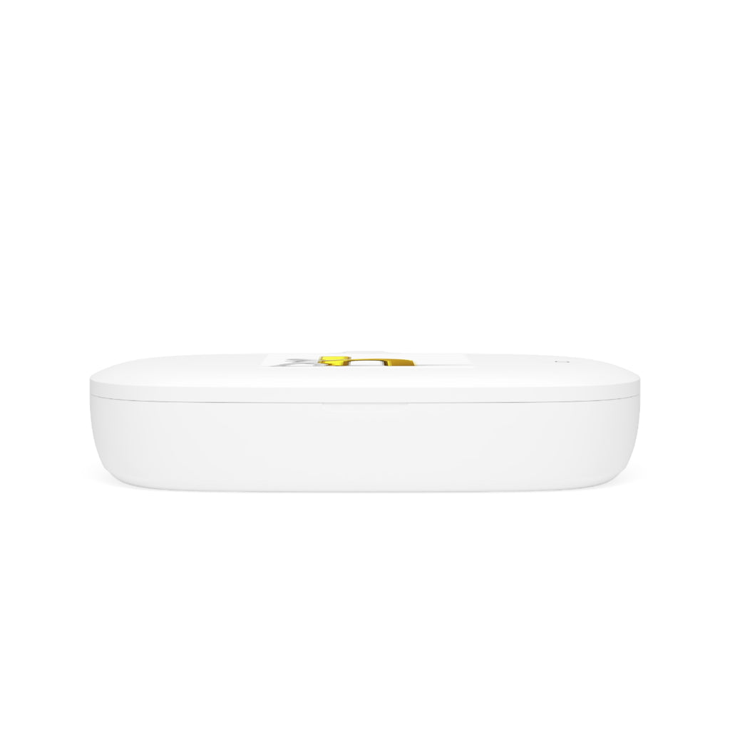 Gold Letter H Design UV Phone Sanitizer and Wireless Charging Pad