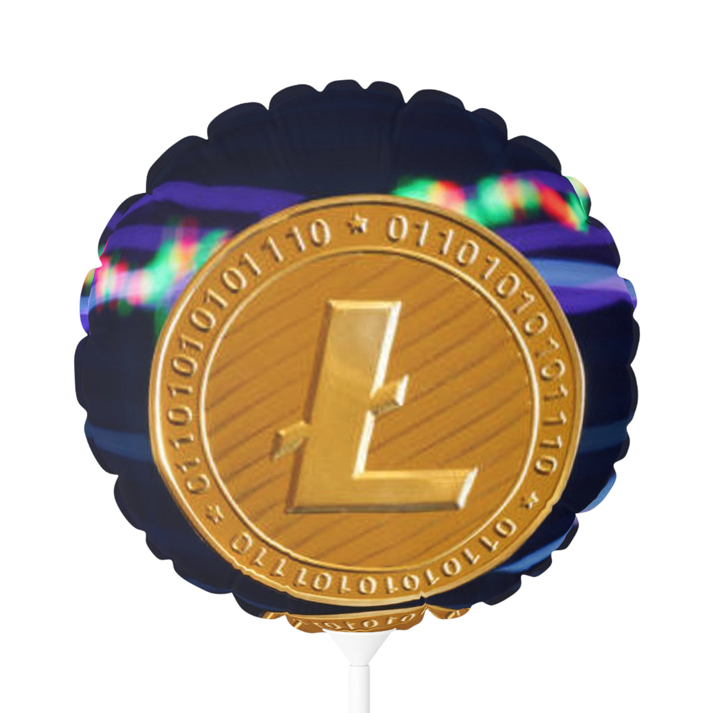 Litecoin Coin Balloon Round 11" | Cryptocurrency Mylar Balloon