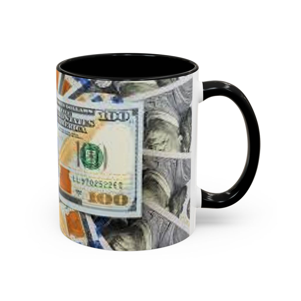 Hundred Dollar Bills Mug | Accent Coffee Mug