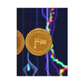 Litecoin Crypto Coin pattern Toddler Blanket | Cryptocurrency chart design