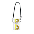 Yellow 3D Letter b Small Cell Phone Wallet | Crossbody Phone Pouch