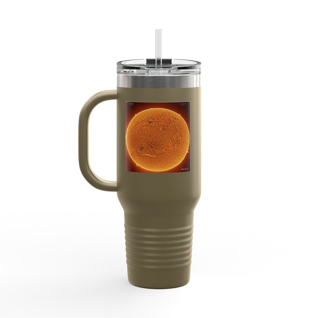 Sun Photo Travel Mug 40oz | Solar Disc Stainless Insulated Tumbler