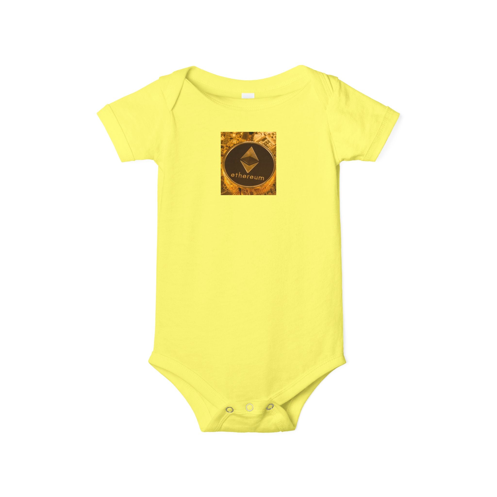 Grenouillère Bébé Logo Ethereum | Body Bébé Crypto