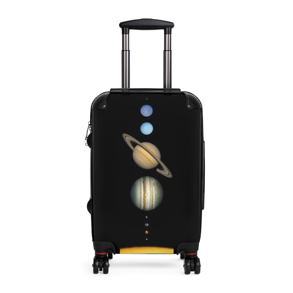 Vintage Planets Solar System Suitcase | Space Travel Luggage