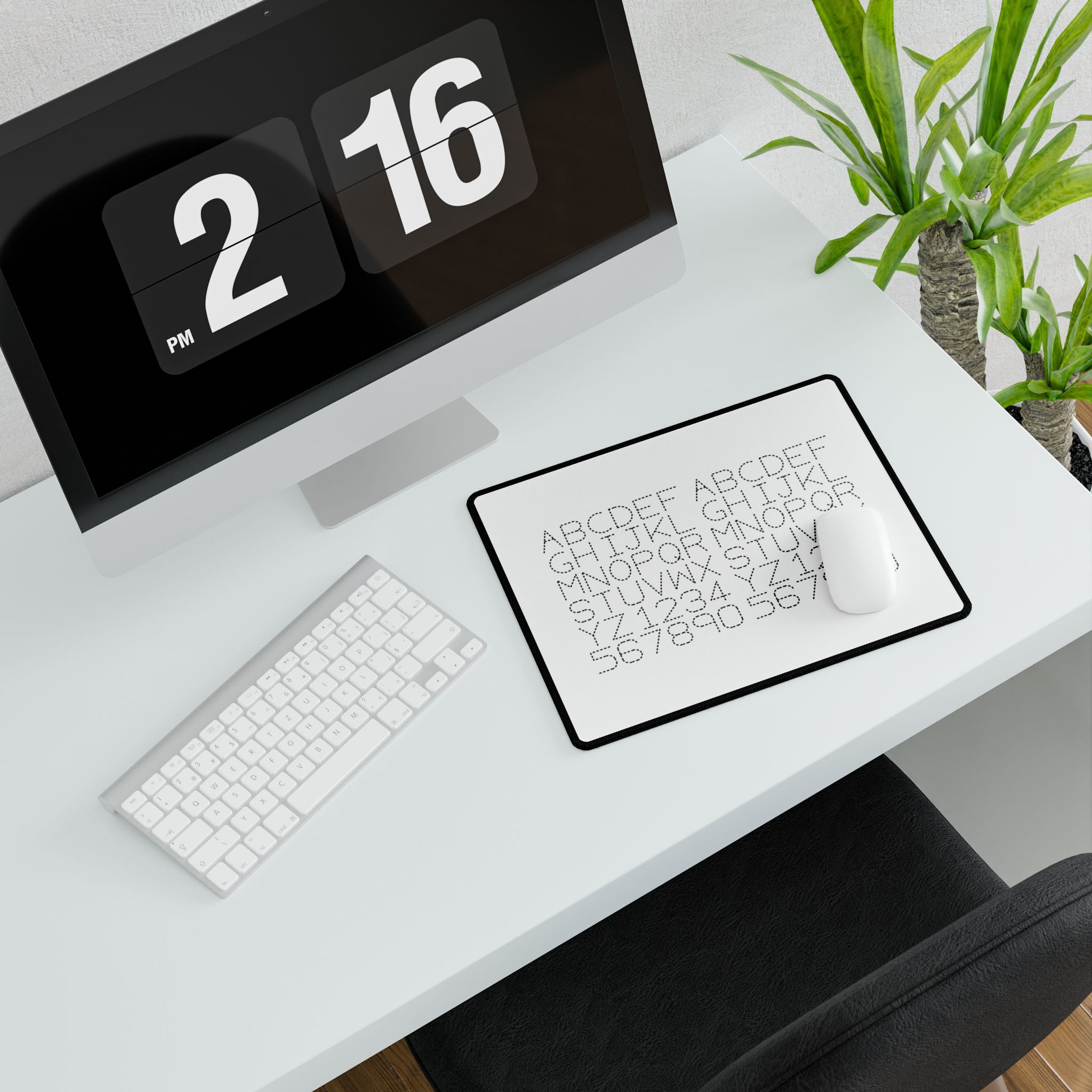 Dotted Alphabet & Numbers Desk Mat | Typing Practice Desk Mat
