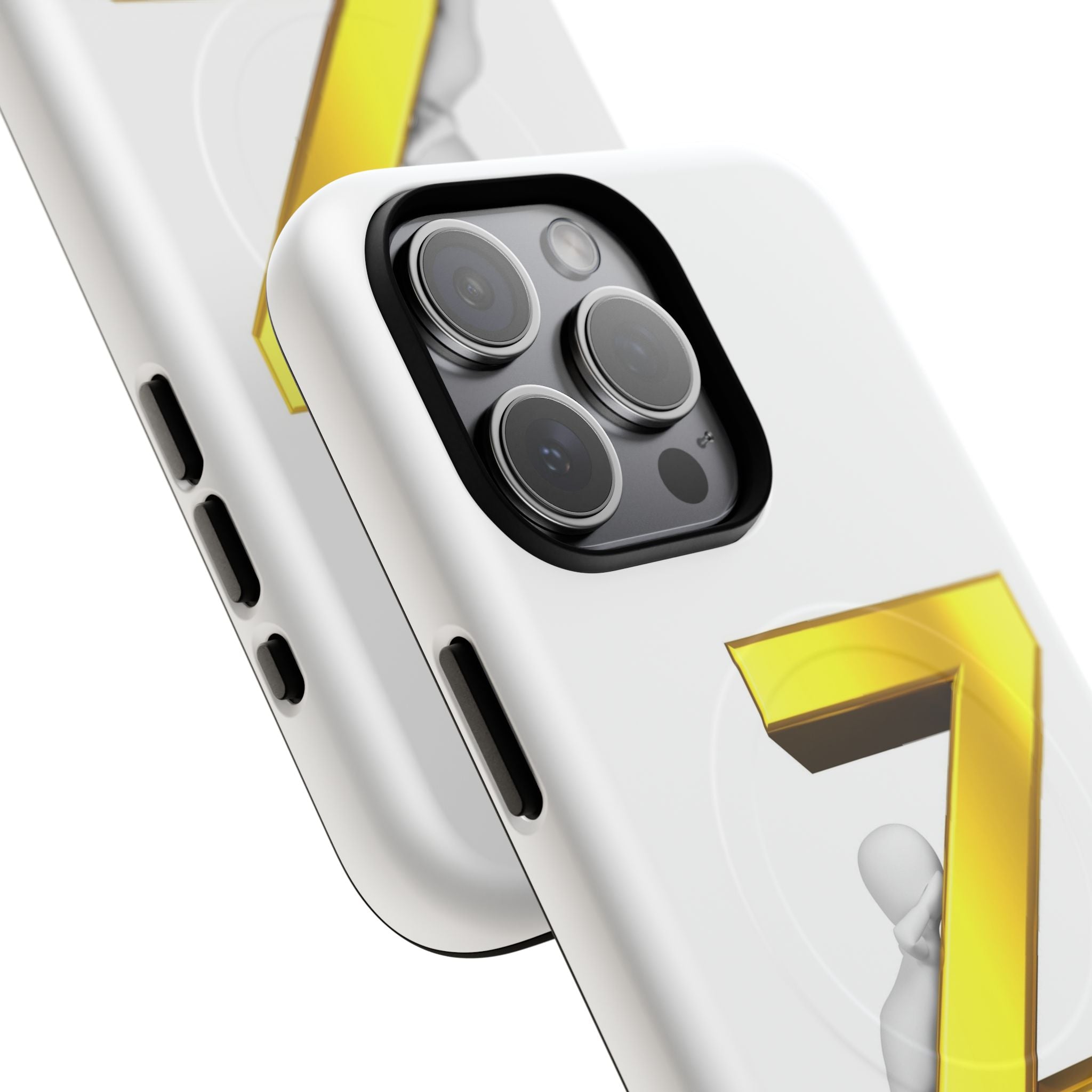 Gold 3D Letter Z Phone Case | Tough Magnetic Case