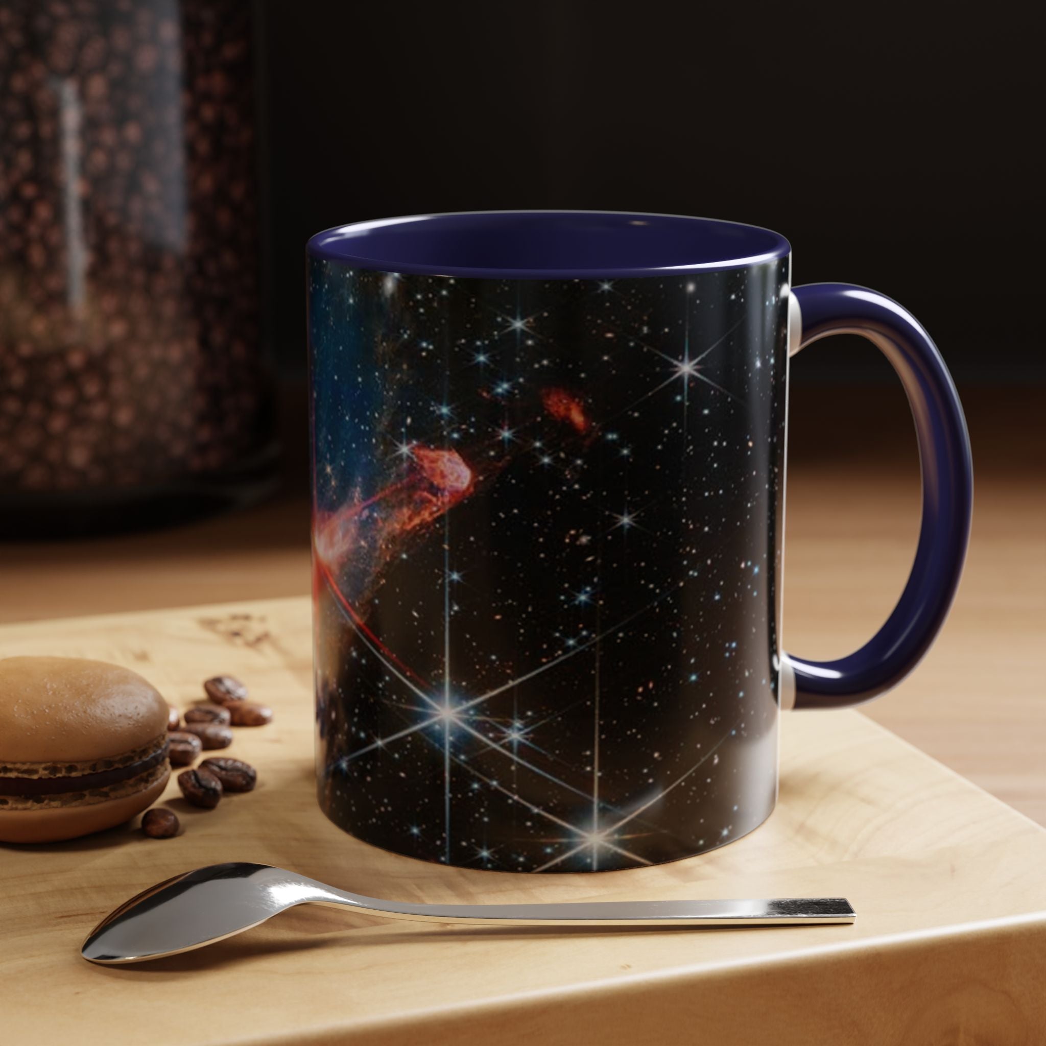 Mug à café motif nébuleuse cosmique galaxie | Scène astronomique étoiles de l'espace