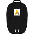 Yellow Letter A Mountain Logo Backpack | Embroidered
