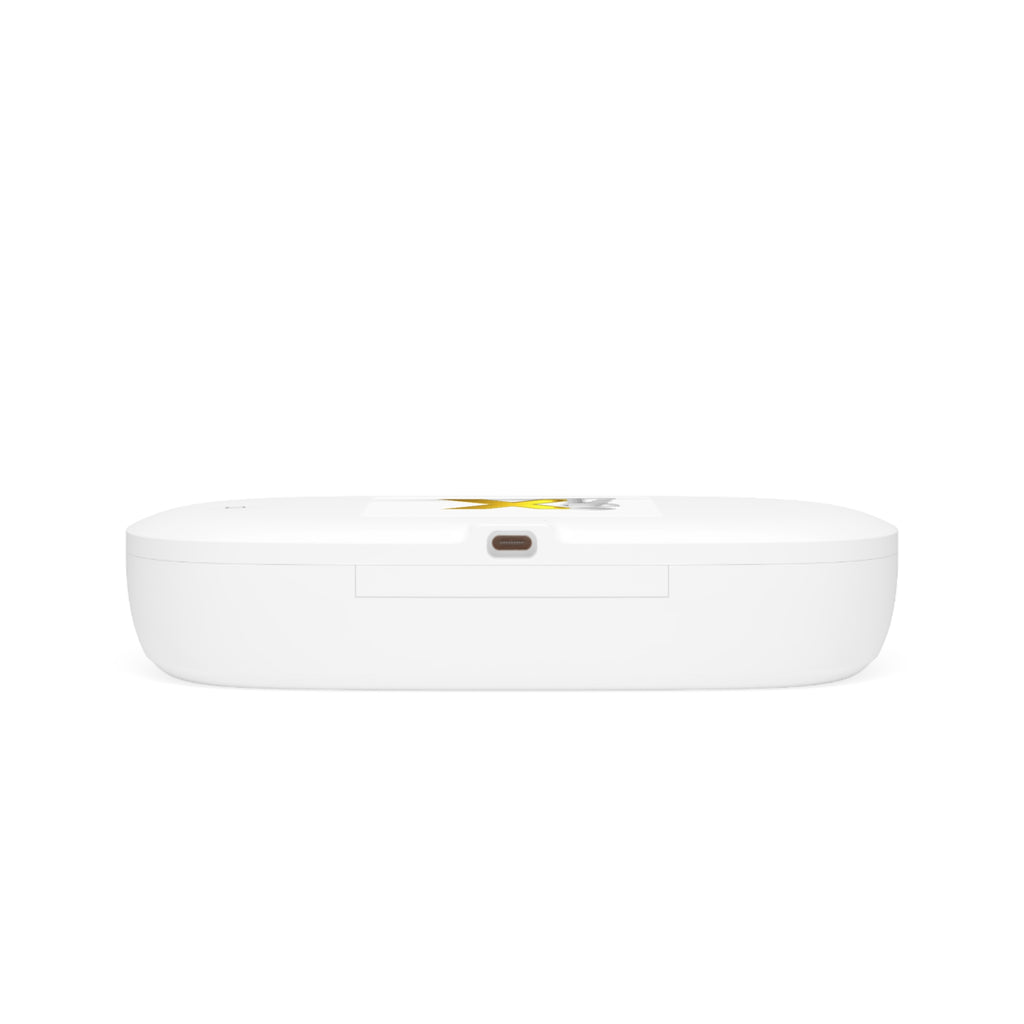 Gold X Logo UV Phone Sanitizer and Wireless Charging Pad | Phone Sterilizer