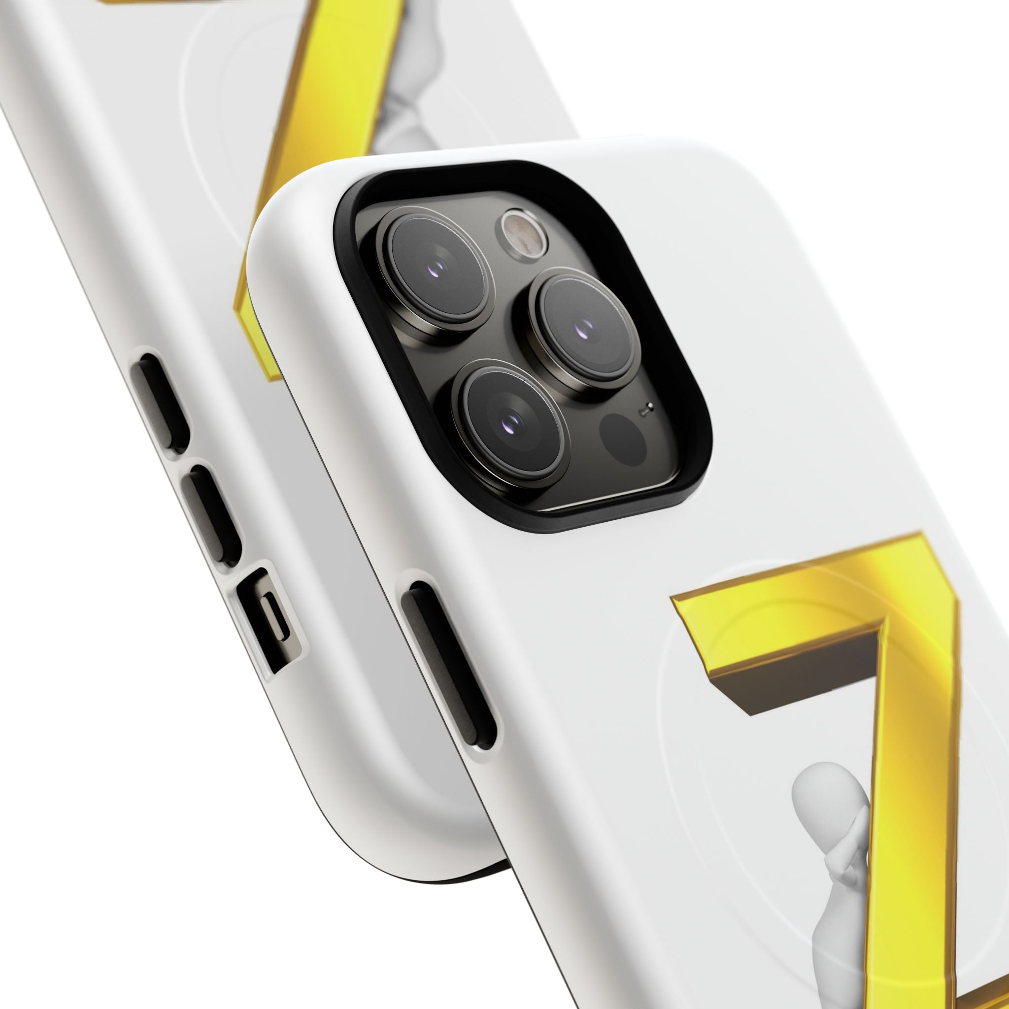 Gold 3D Letter Z Phone Case | Tough Magnetic Case