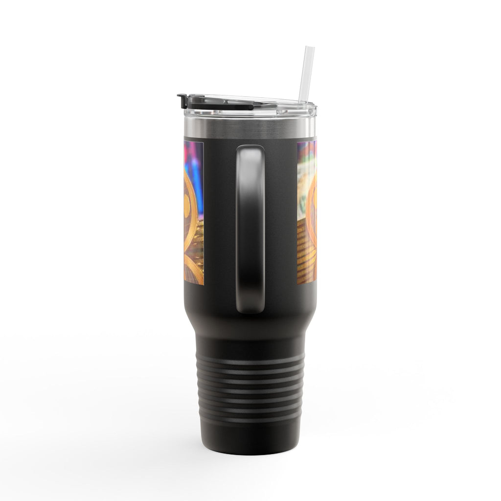 Ripple Crypto Coin Stack Insulated Travel Mug | 40oz