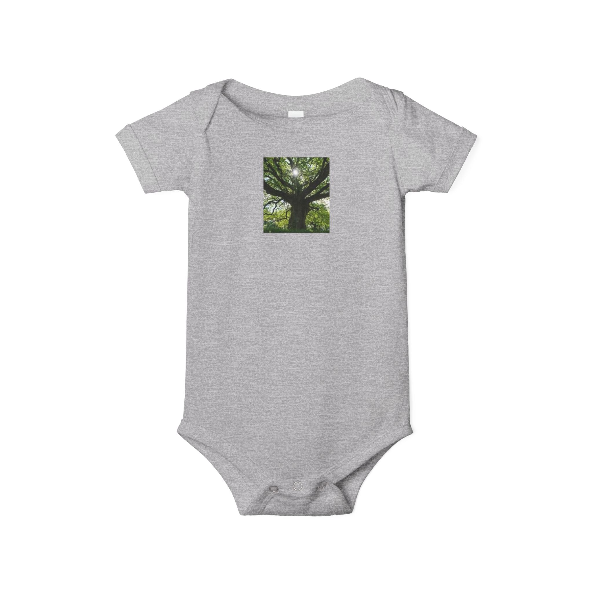 Majestic Oak Tree Infant Onesie | Tree Photo Baby Bodysuit