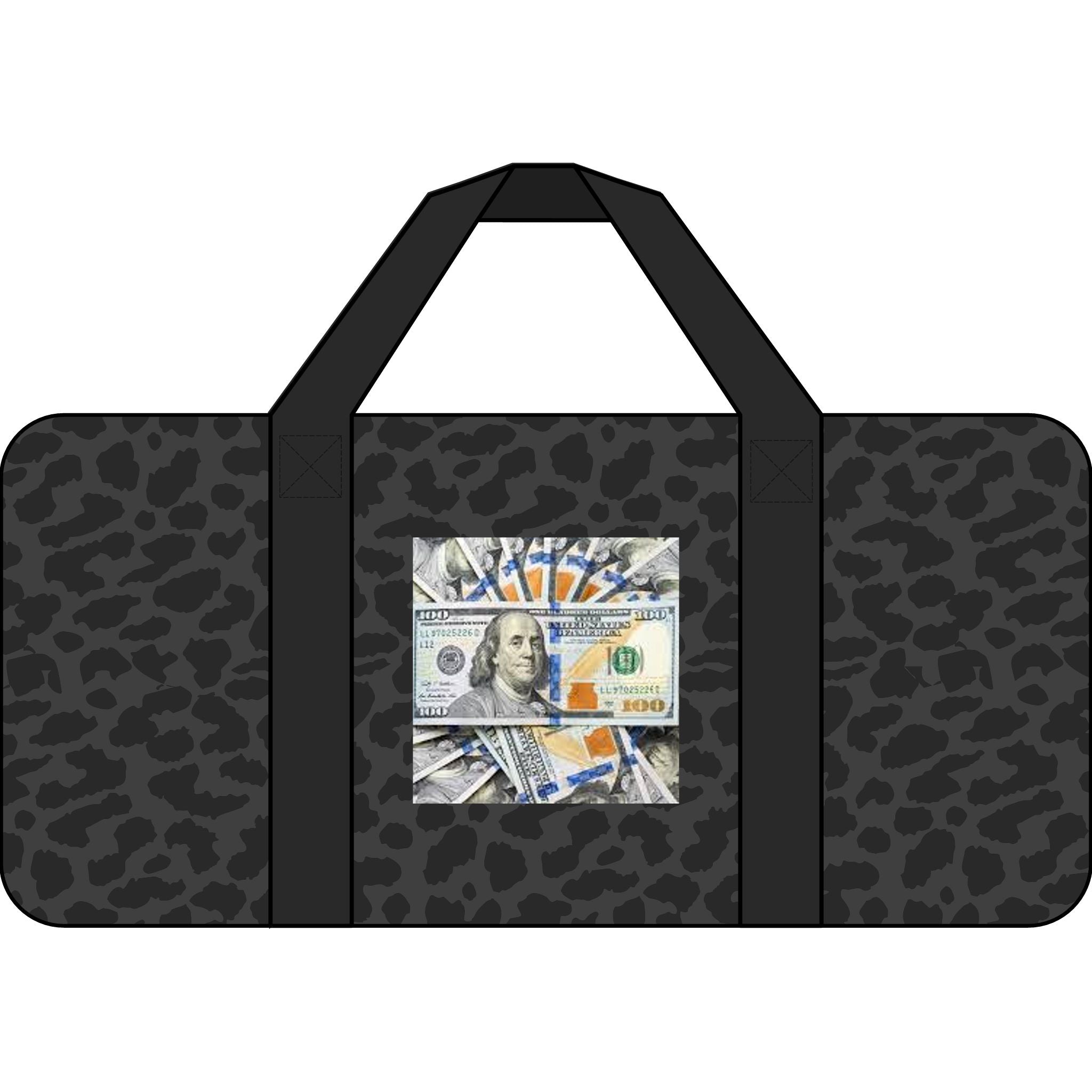 Stack of Hundred Dollar Bills Tripper Duffel Bag | Money Graphic Gym Bag