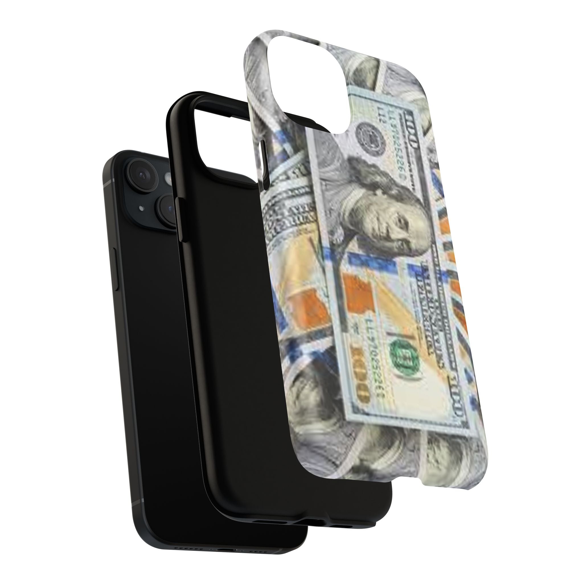 Hundred Dollar Bills Phone Case | Tough Magnetic Case, Money Pattern