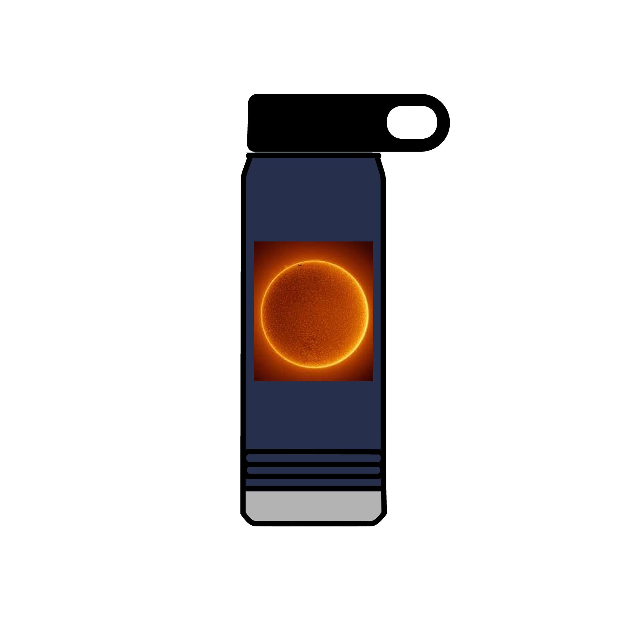 Solar Sun Illustration Water Bottle | 20oz stainless tumbler
