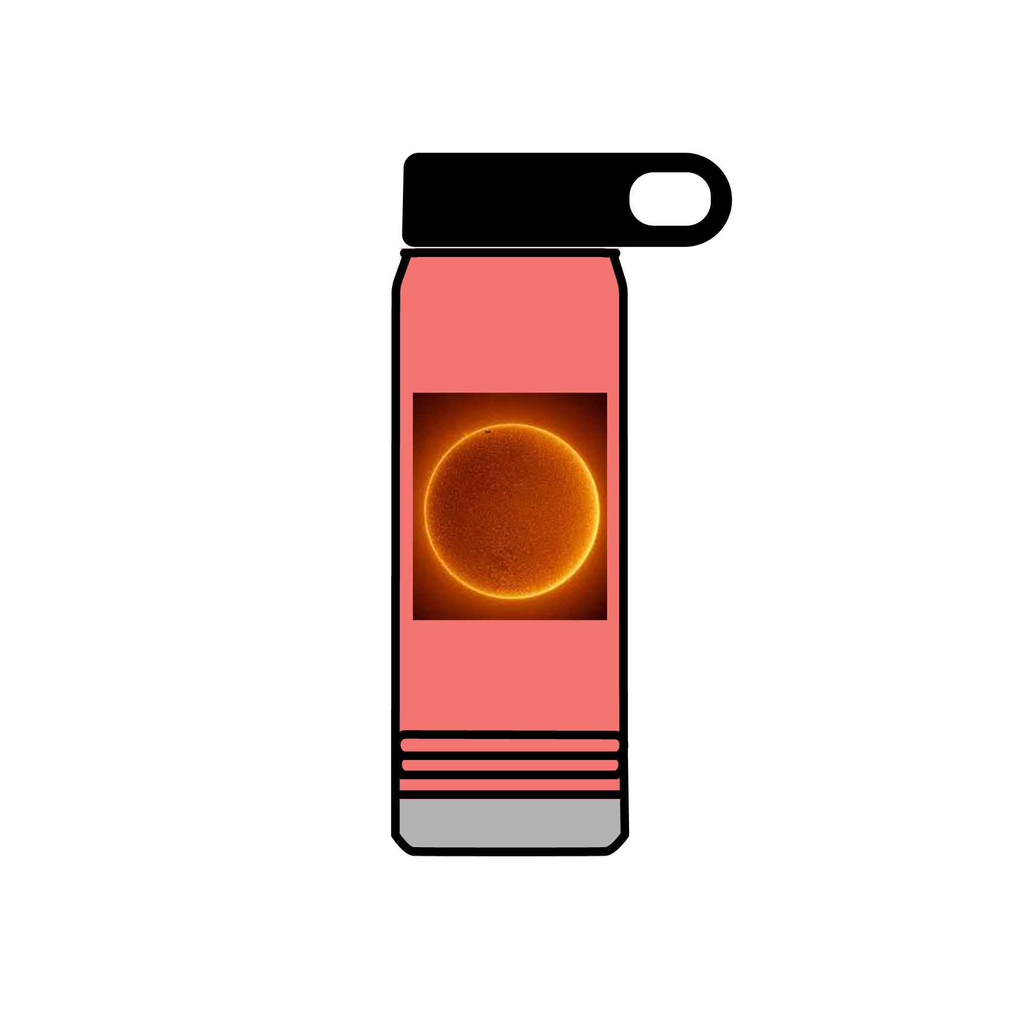 Solar Sun Illustration Water Bottle | 20oz stainless tumbler