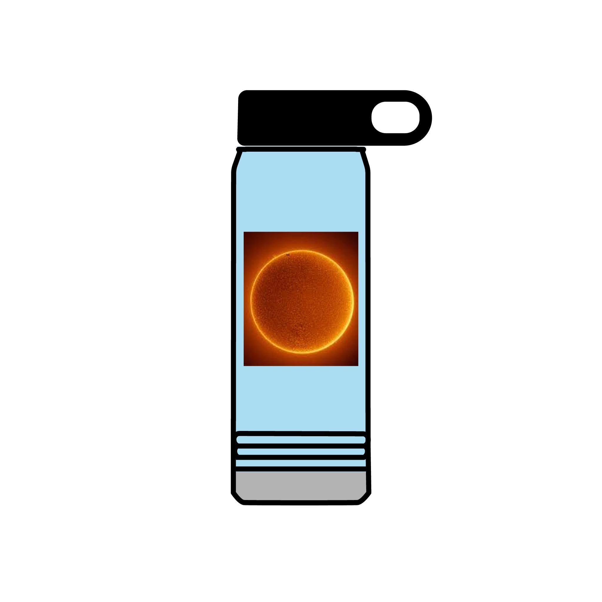 Solar Sun Illustration Water Bottle | 20oz stainless tumbler