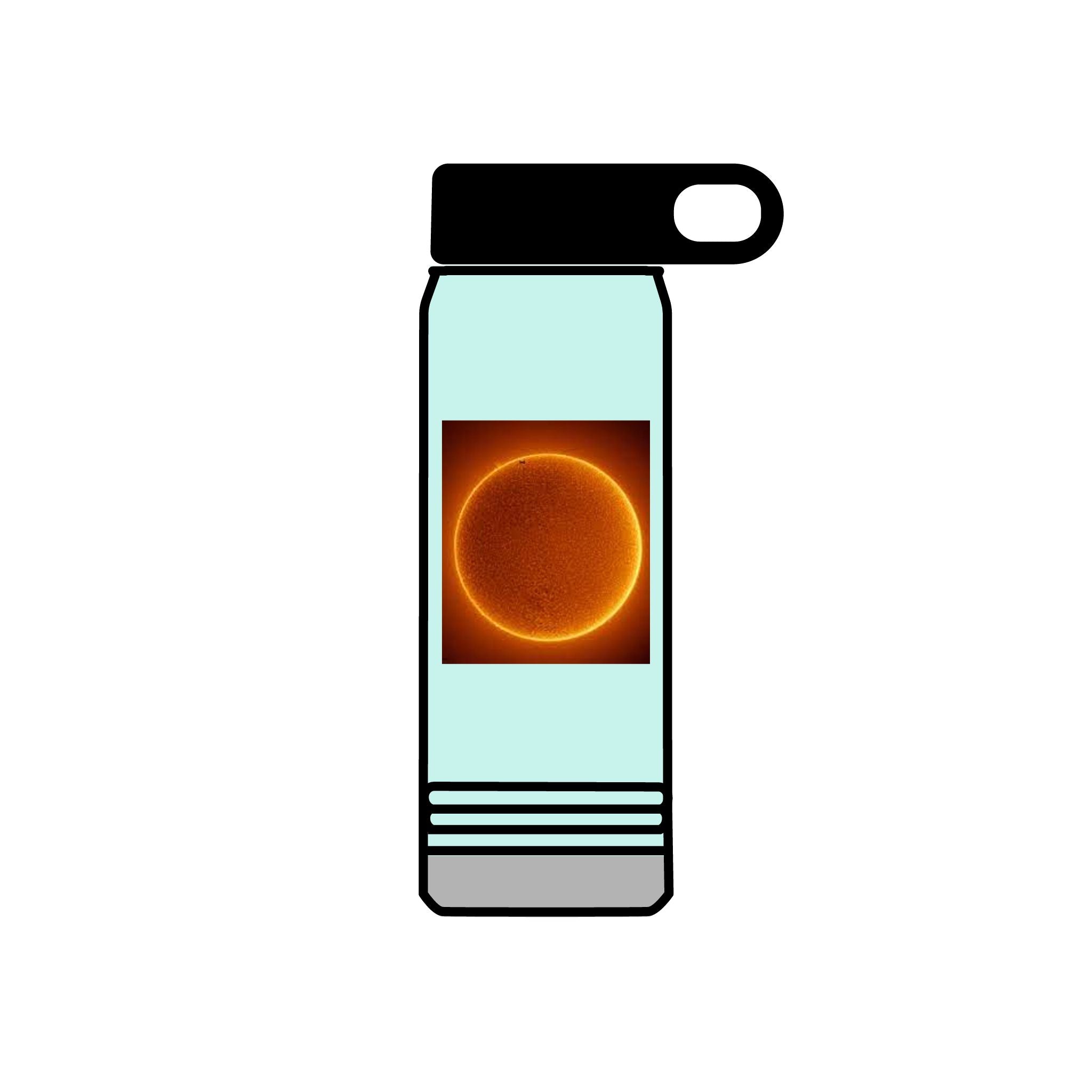 Solar Sun Illustration Water Bottle | 20oz stainless tumbler