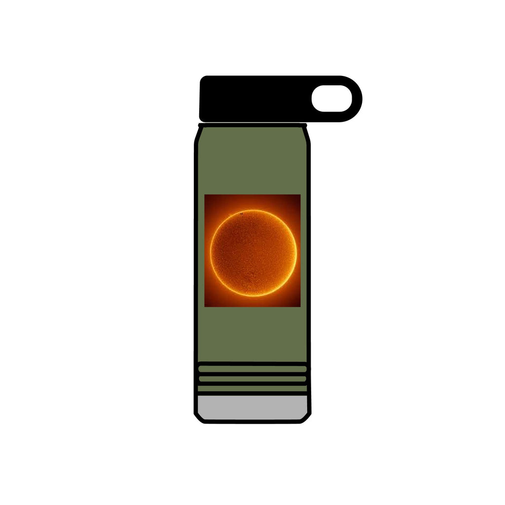 Solar Sun Illustration Water Bottle | 20oz stainless tumbler