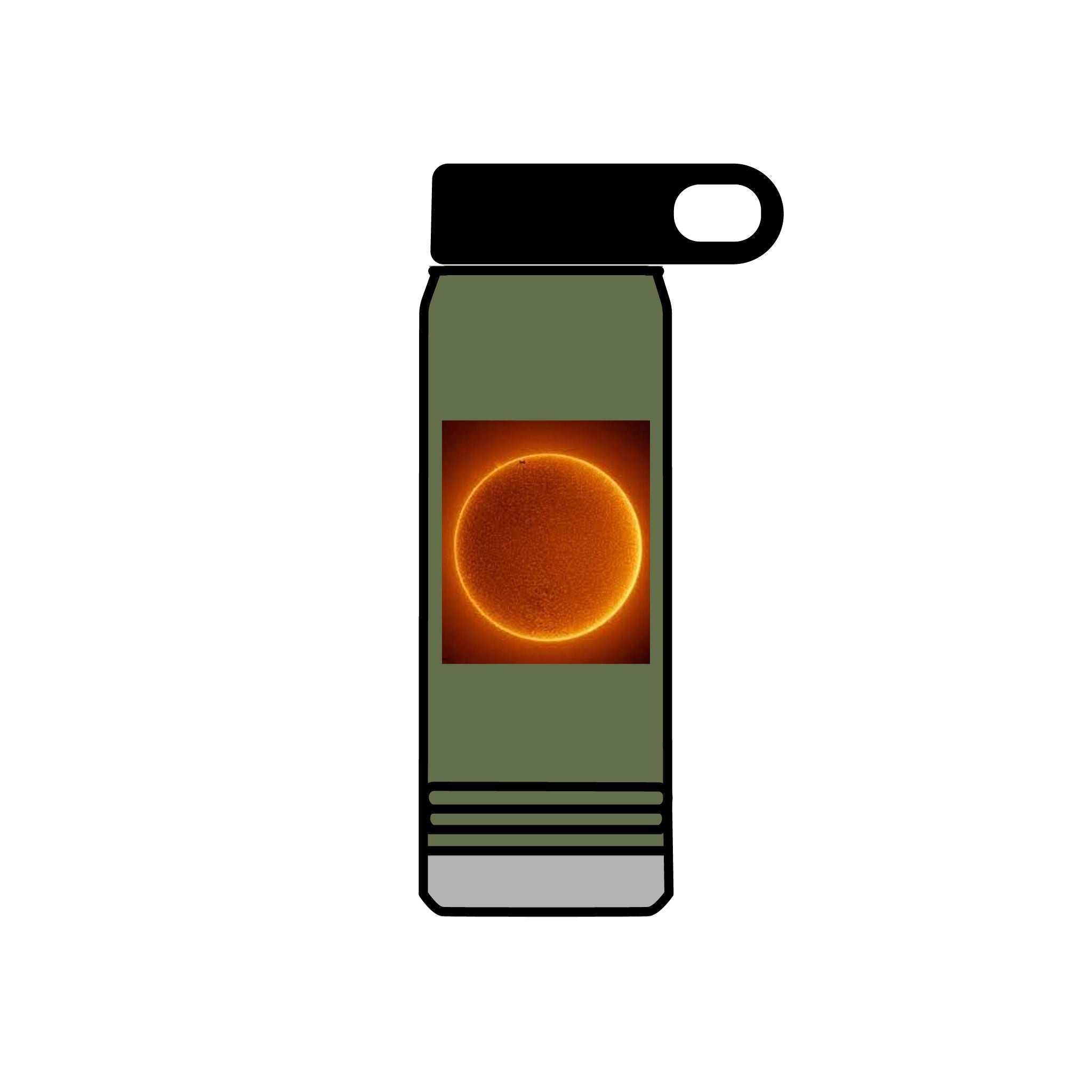 Solar Sun Illustration Water Bottle | 20oz stainless tumbler