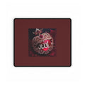 Arabic Calligraphy Allah Desk Mat | Red Jewel Islamic Prayer Mat