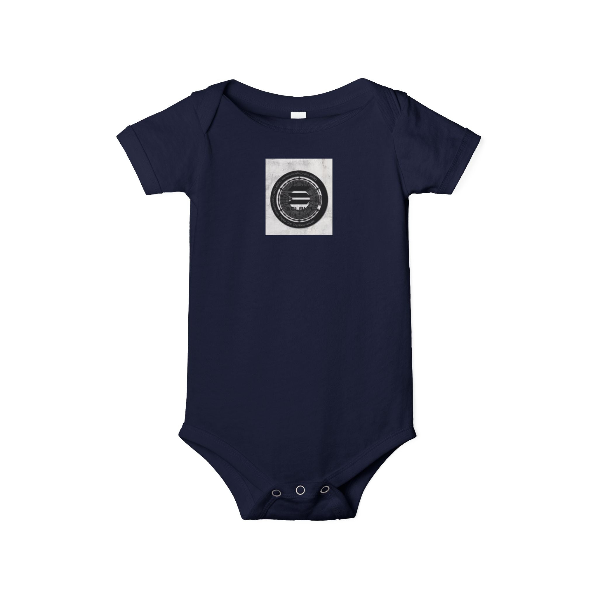 Body bébé Solana Cryptocurrency | Motif monochrome