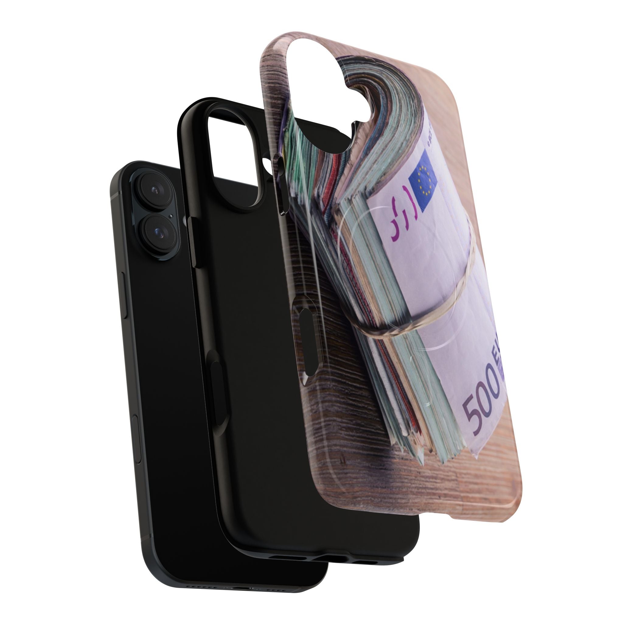 Stack of Euro Banknotes Phone Case | Money Roll iPhone Case, Cash Print
