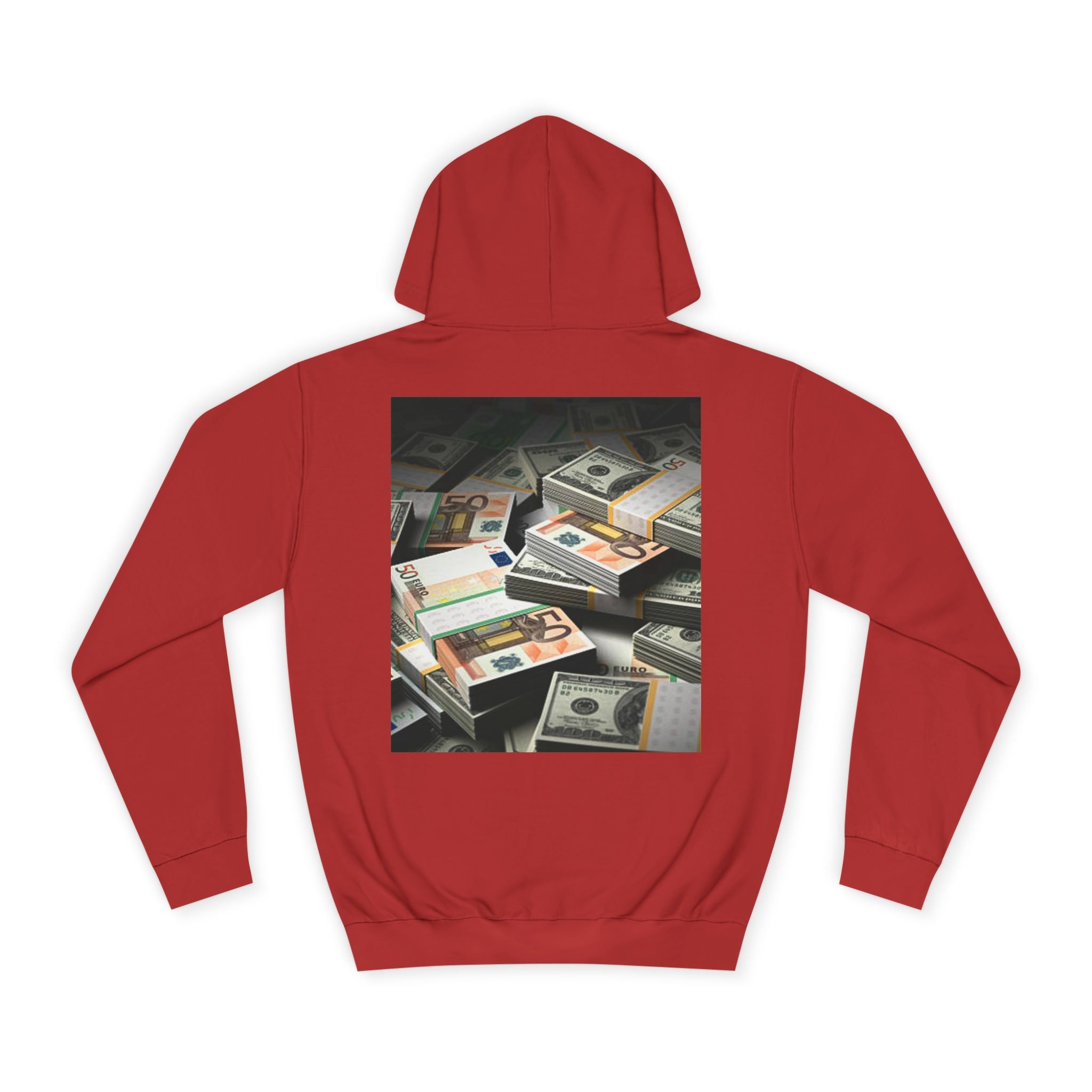 Stacked Cash Money Hoodie | Vintage Banknote Print, Stacks of Dollars