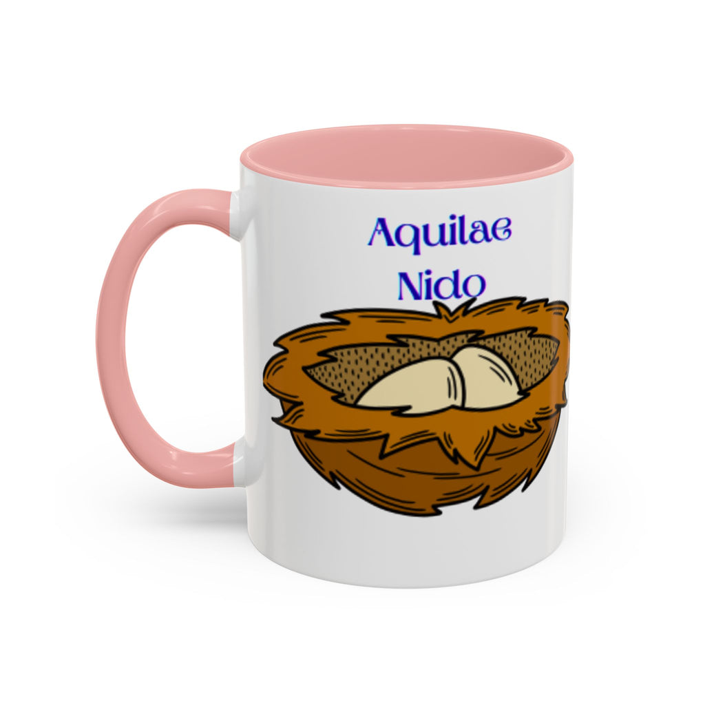 Mug illustré Nid d'Aquilae | Mug à Anse Colorée 11 oz 15 oz