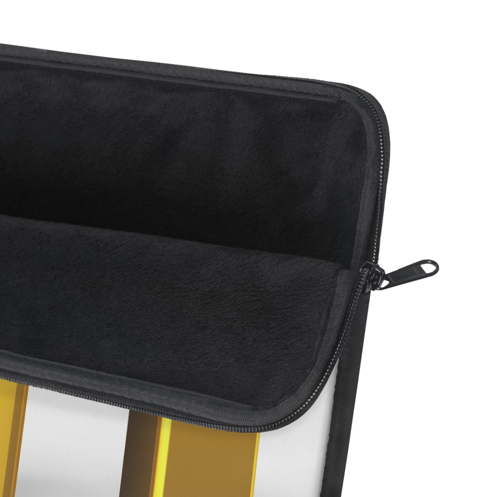 Gold Letter M Laptop Sleeve | Monogram Initial Case