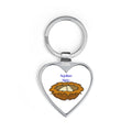 Aquilae Nido Nest Illustration Heart Keychain | Bird Nest Charm