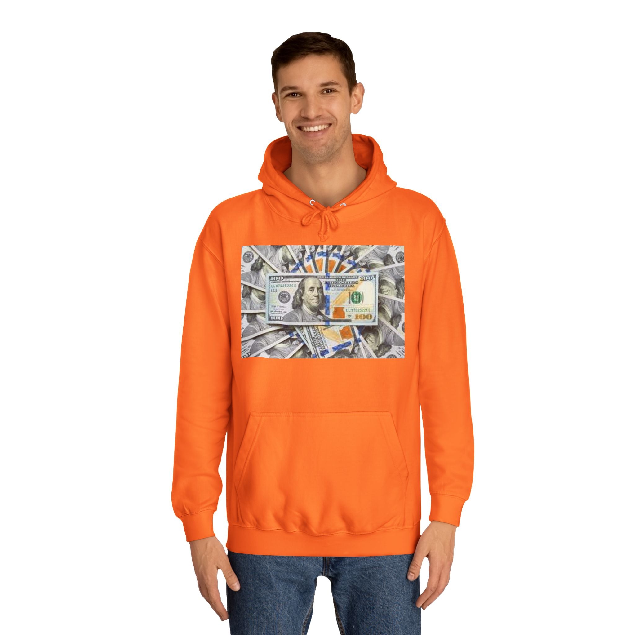 Hundred Dollar Bill Hoodie | Money Graphic Sweatshirt