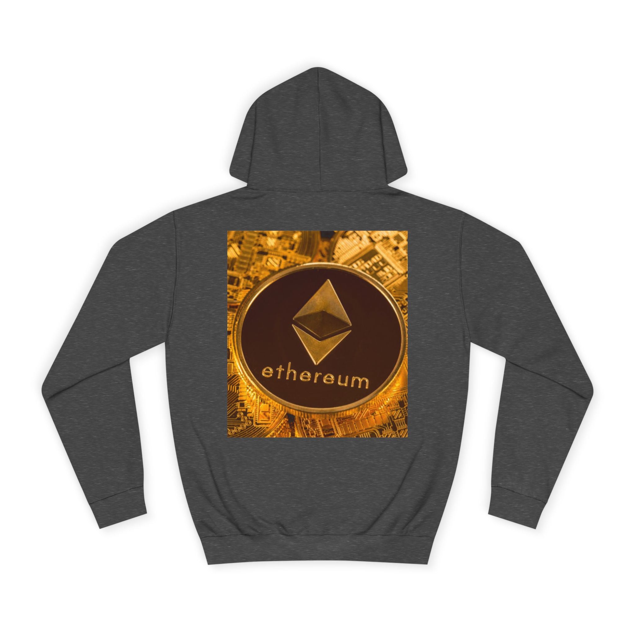 Ethereum Coin Hoodie | Crypto Logo Sweatshirt, Blockchain Design