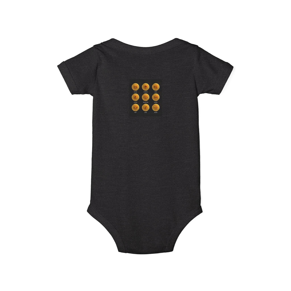Cryptocurrency Coins Infant One Piece | Fall Baby Bodysuit