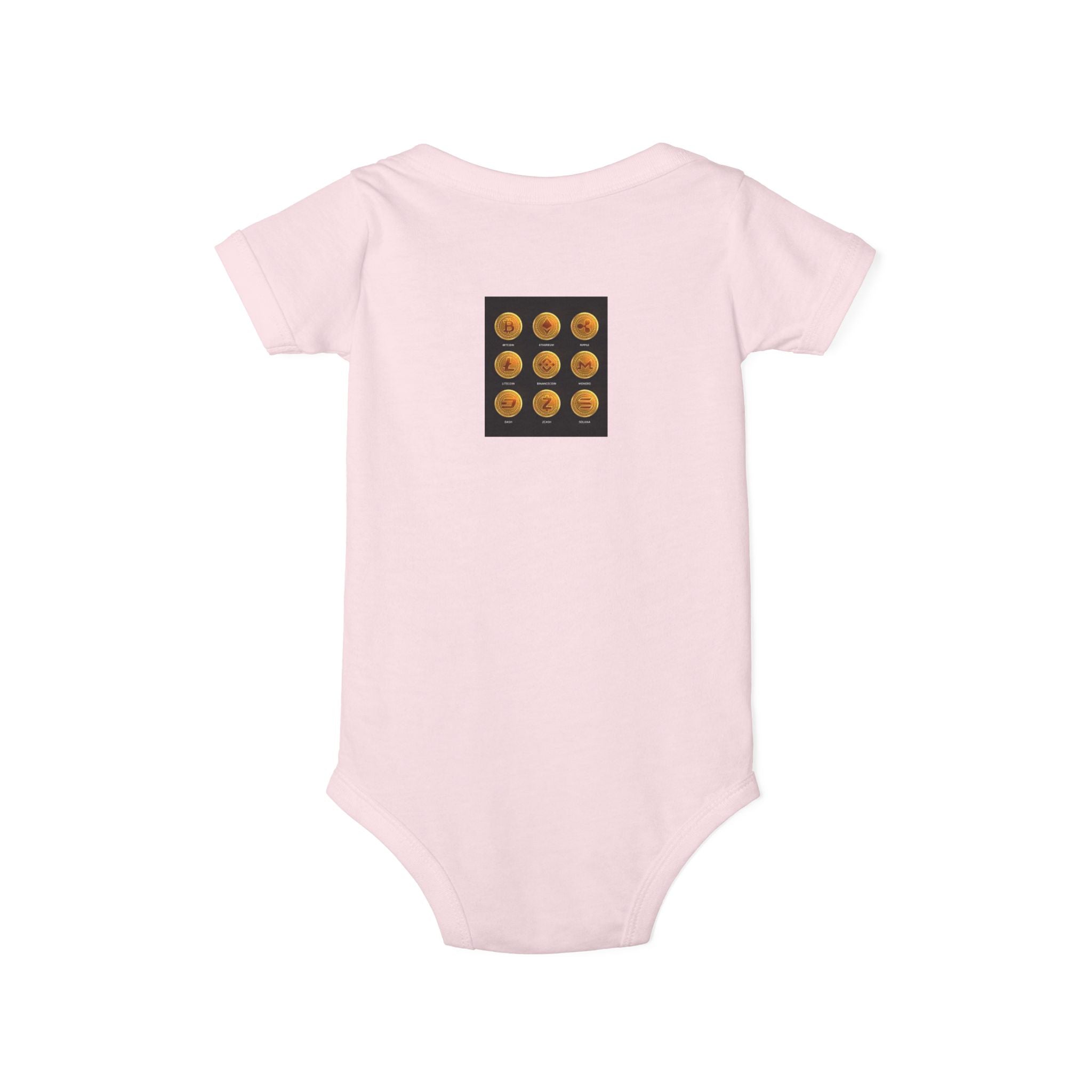 Cryptocurrency Coins Infant One Piece | Fall Baby Bodysuit