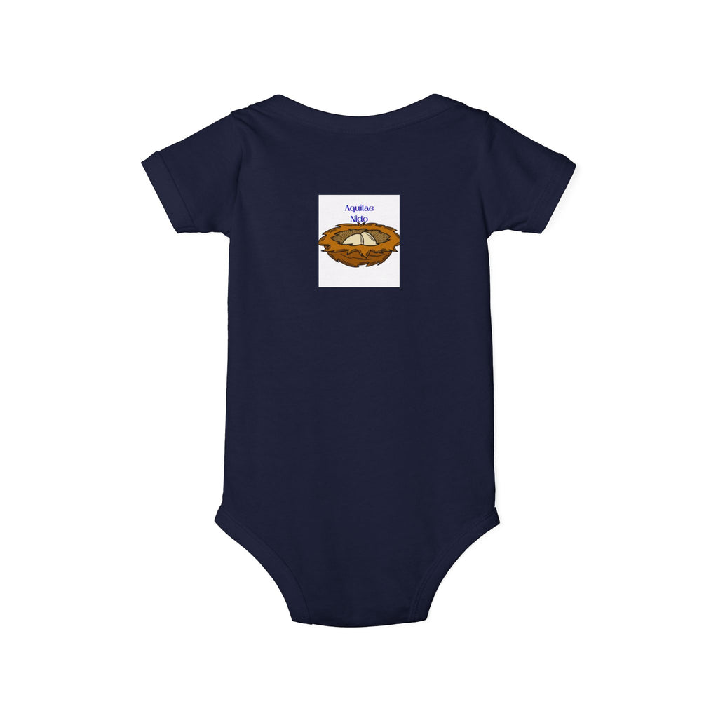 Baby Bird Nest Onesie | Infant One Piece with Nest Illustration
