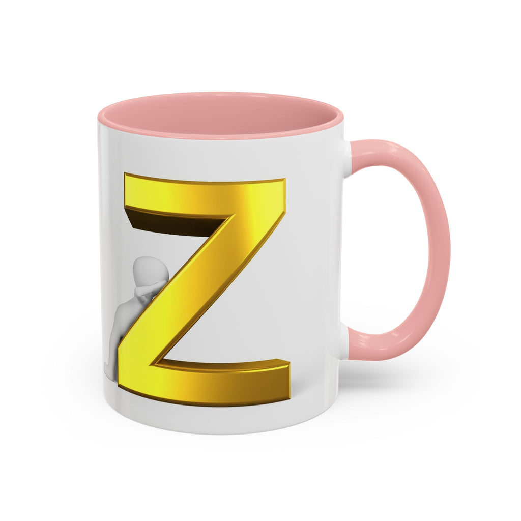 Gold Buchstabe Z Tasse | Akzent Kaffeetasse 11oz 15oz