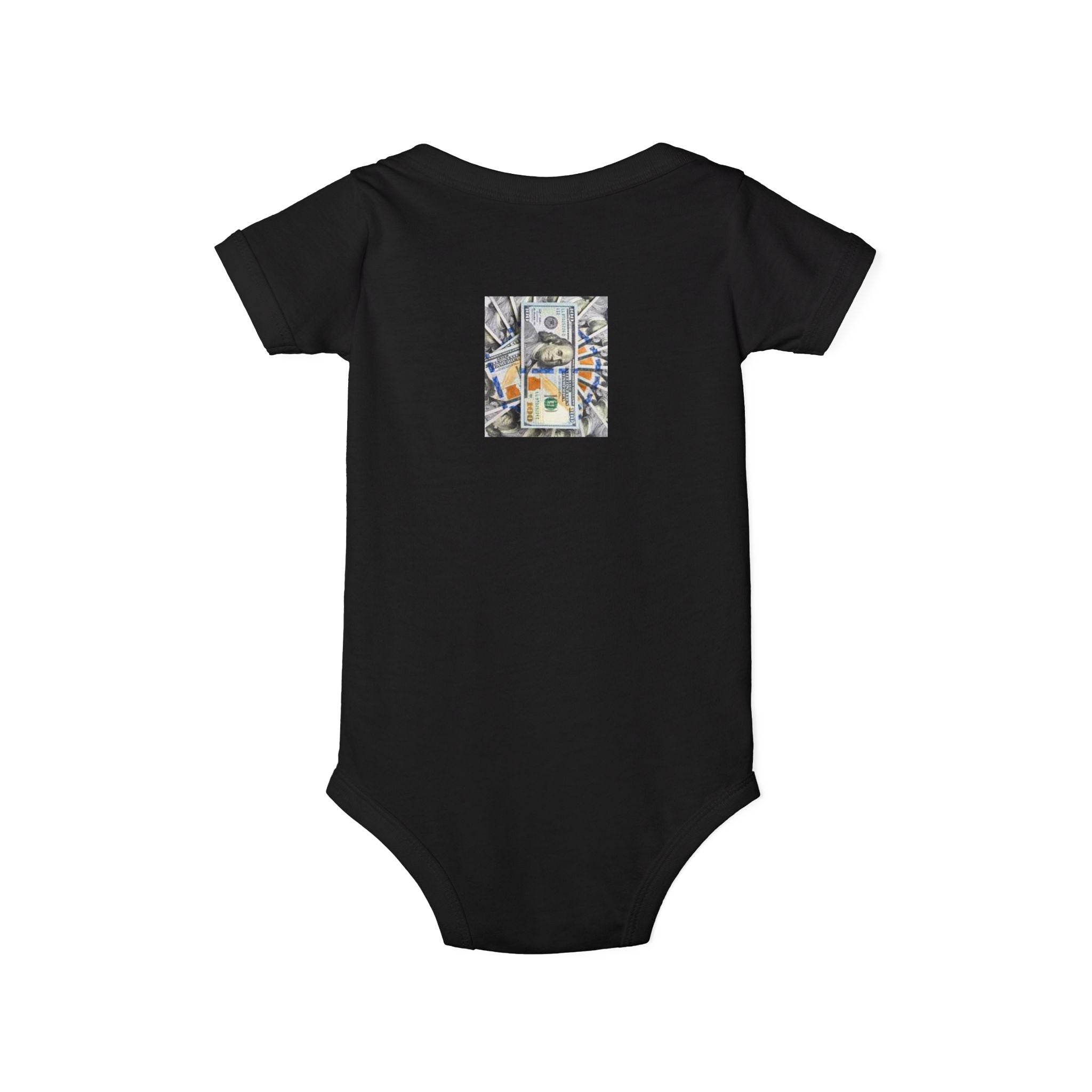 Money Infant Jersey One Piece | Modern Art Baby Bodysuit