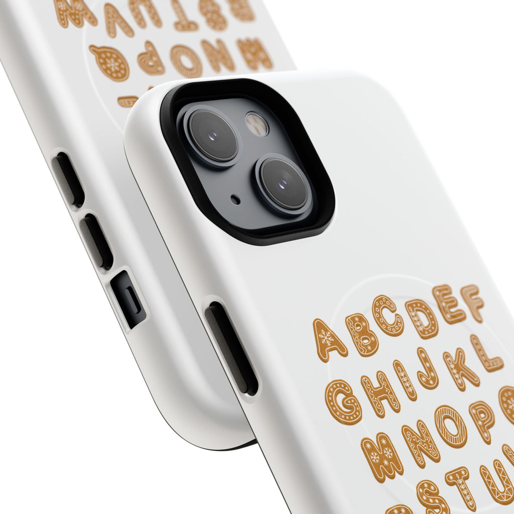 Cookie Alphabet Phone Case | Tough Magnetic Case, Cute Lettering