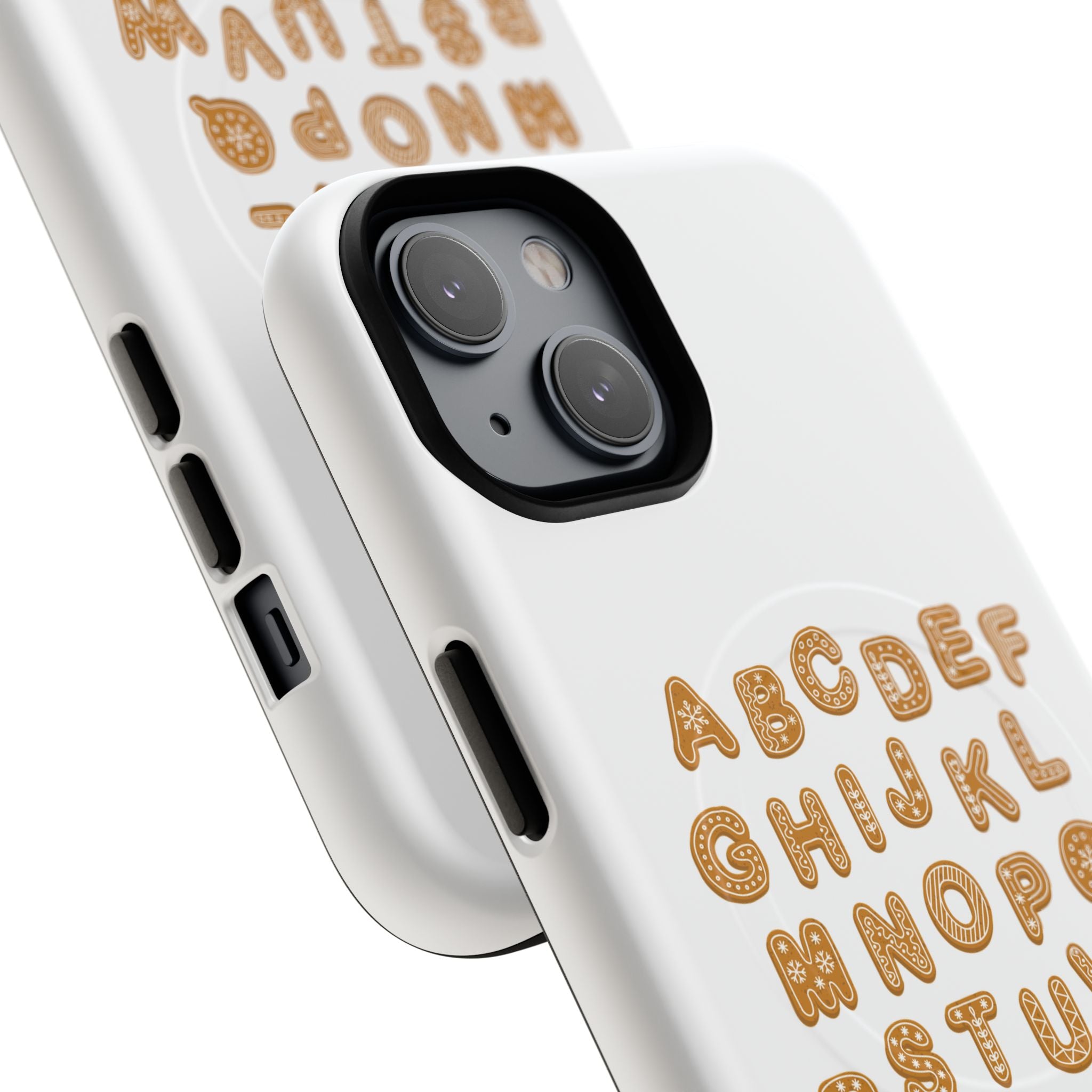 Cookie Alphabet Phone Case | Tough Magnetic Case, Cute Lettering