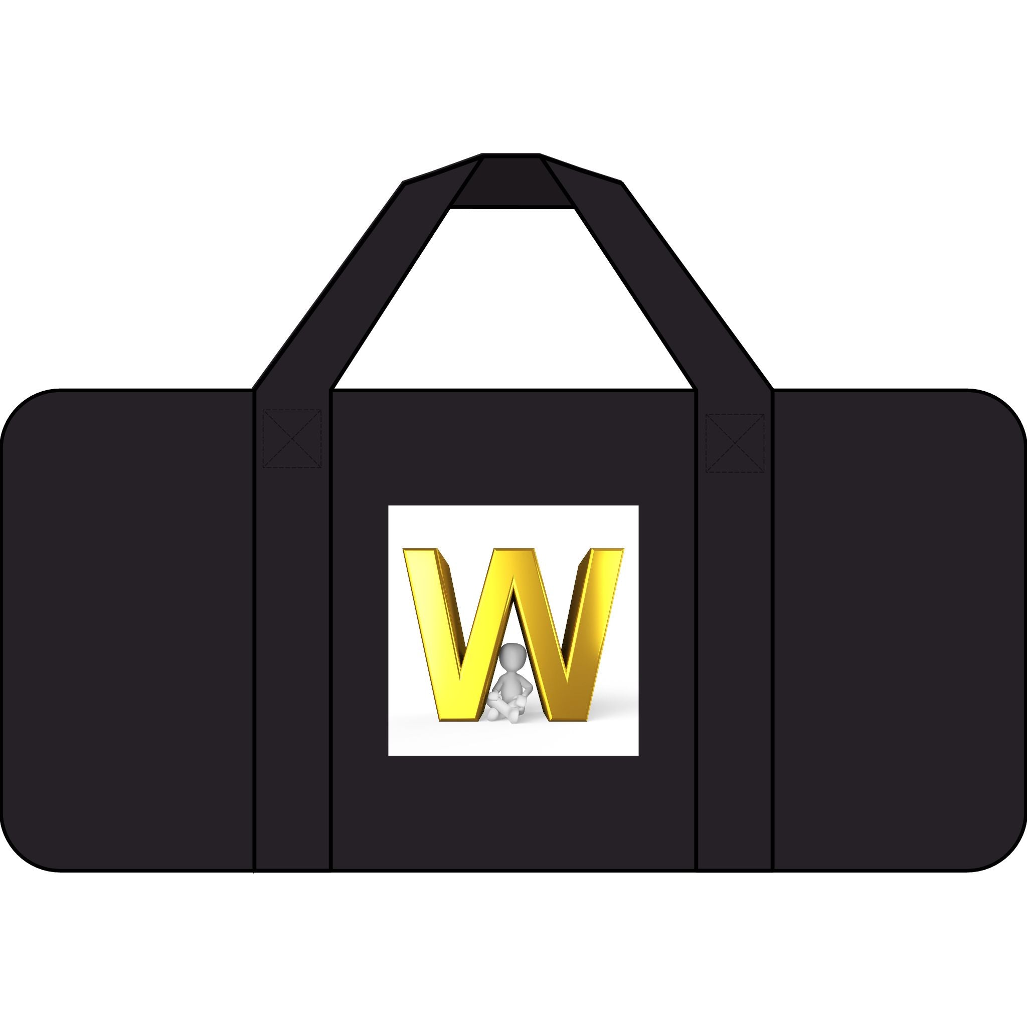 Gold W Monogram Tripper Duffel Bag | Checker Strap or Dark Camo