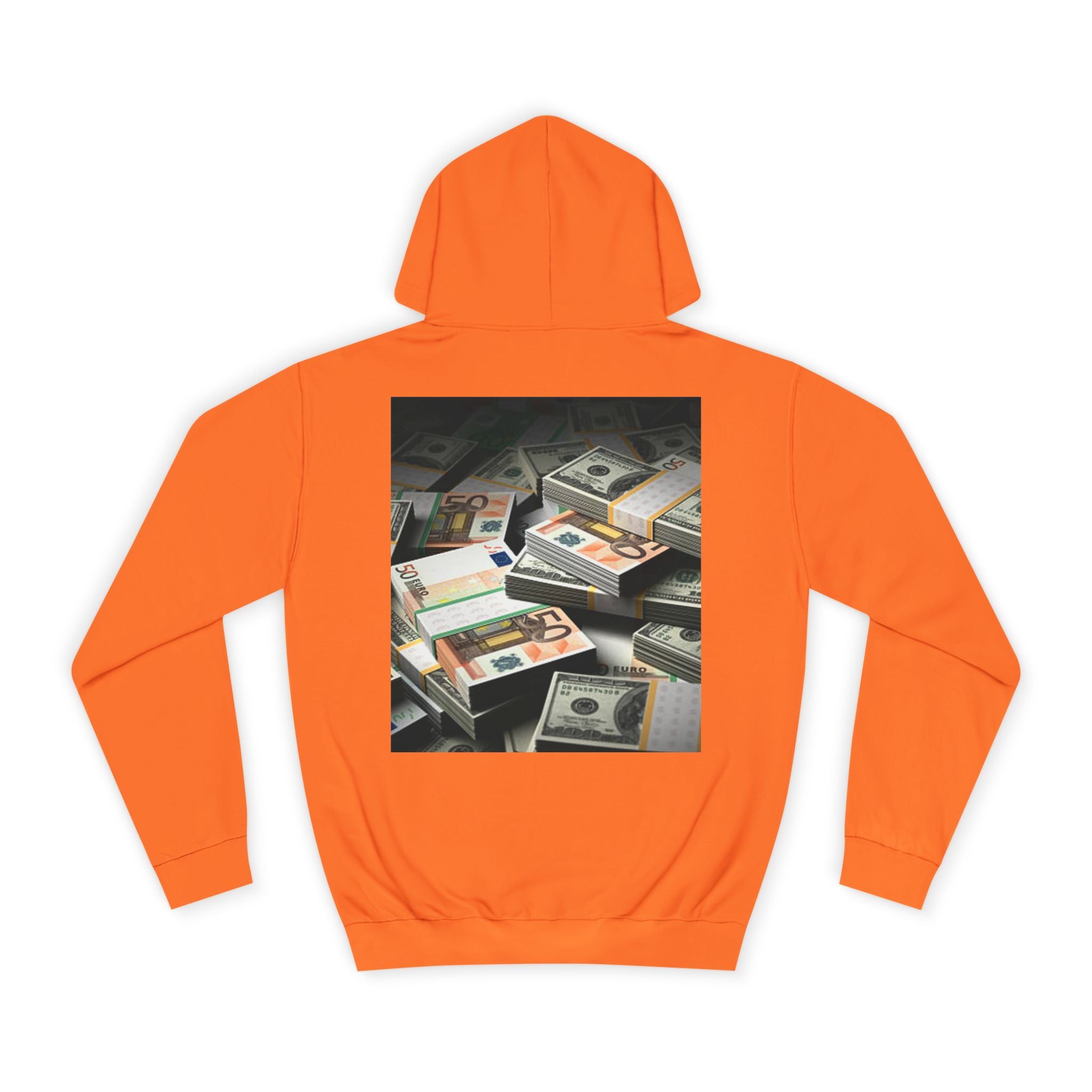 Stacked Cash Money Hoodie | Vintage Banknote Print, Stacks of Dollars