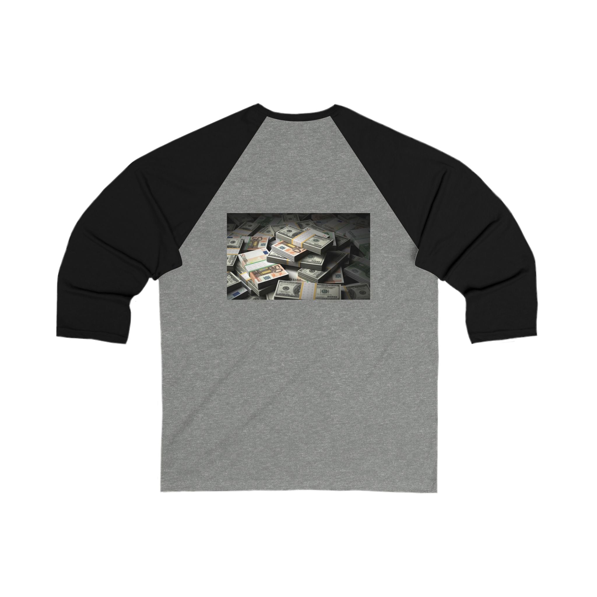 Unisex 3\4 Sleeve Baseball Tee