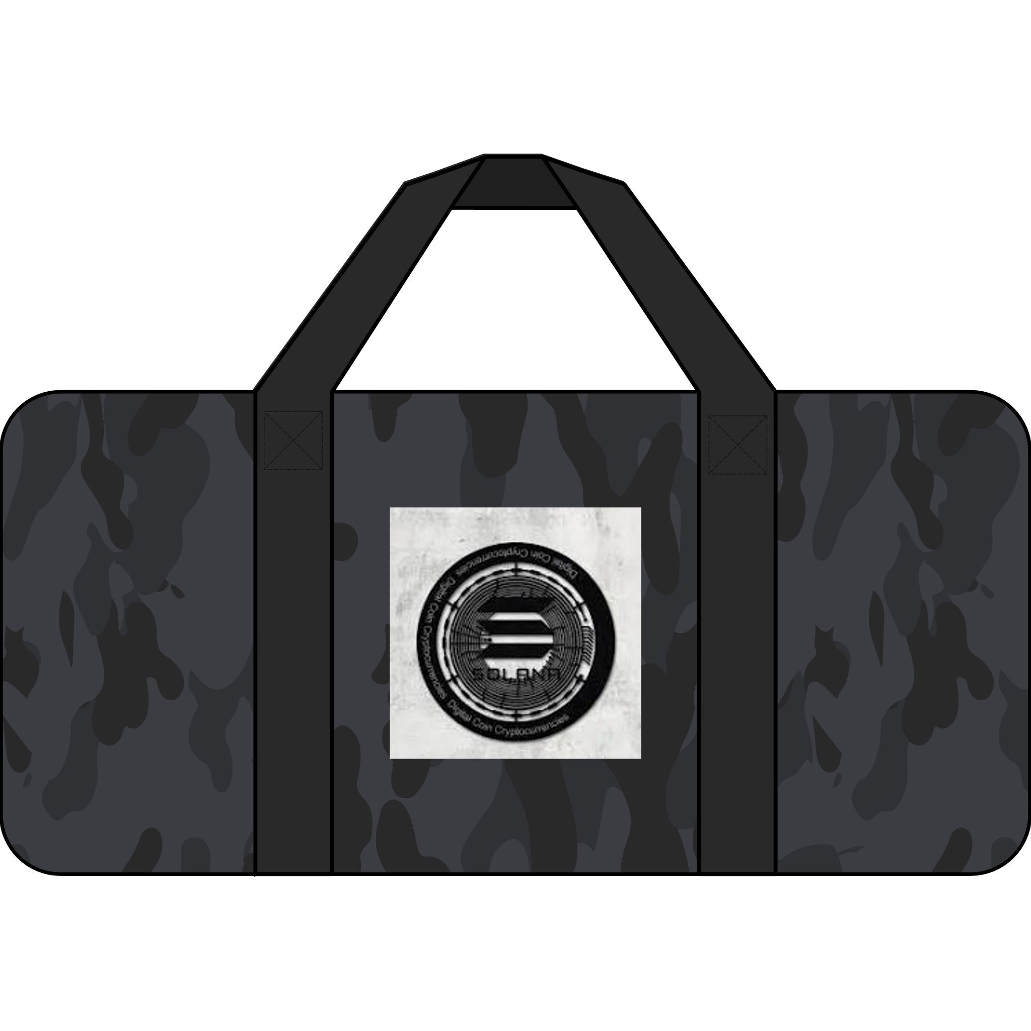 Solana Cryptocurrency Tripper Duffel Bag | Checker or Camo Strap