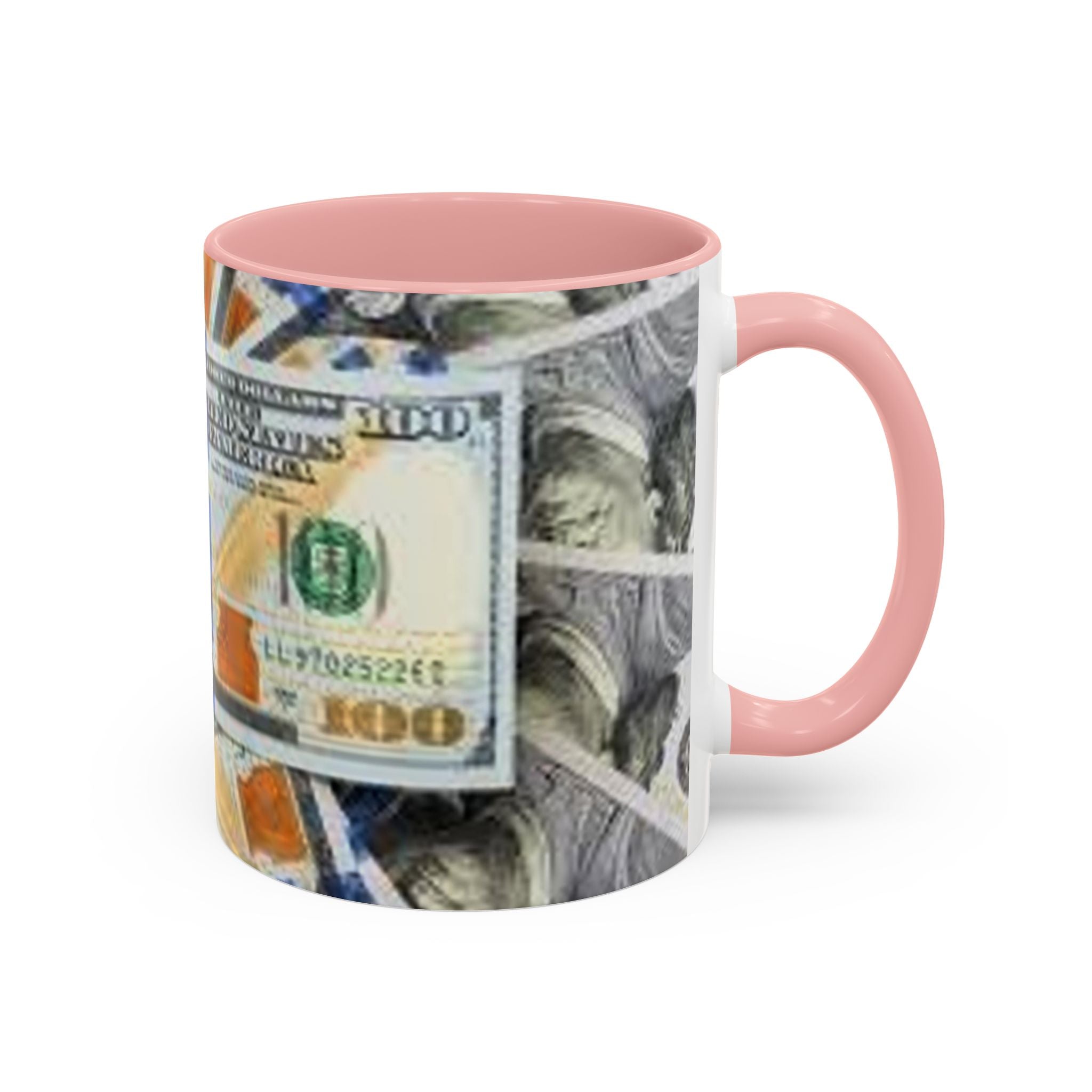Hundred Dollar Bills Mug | Accent Coffee Mug