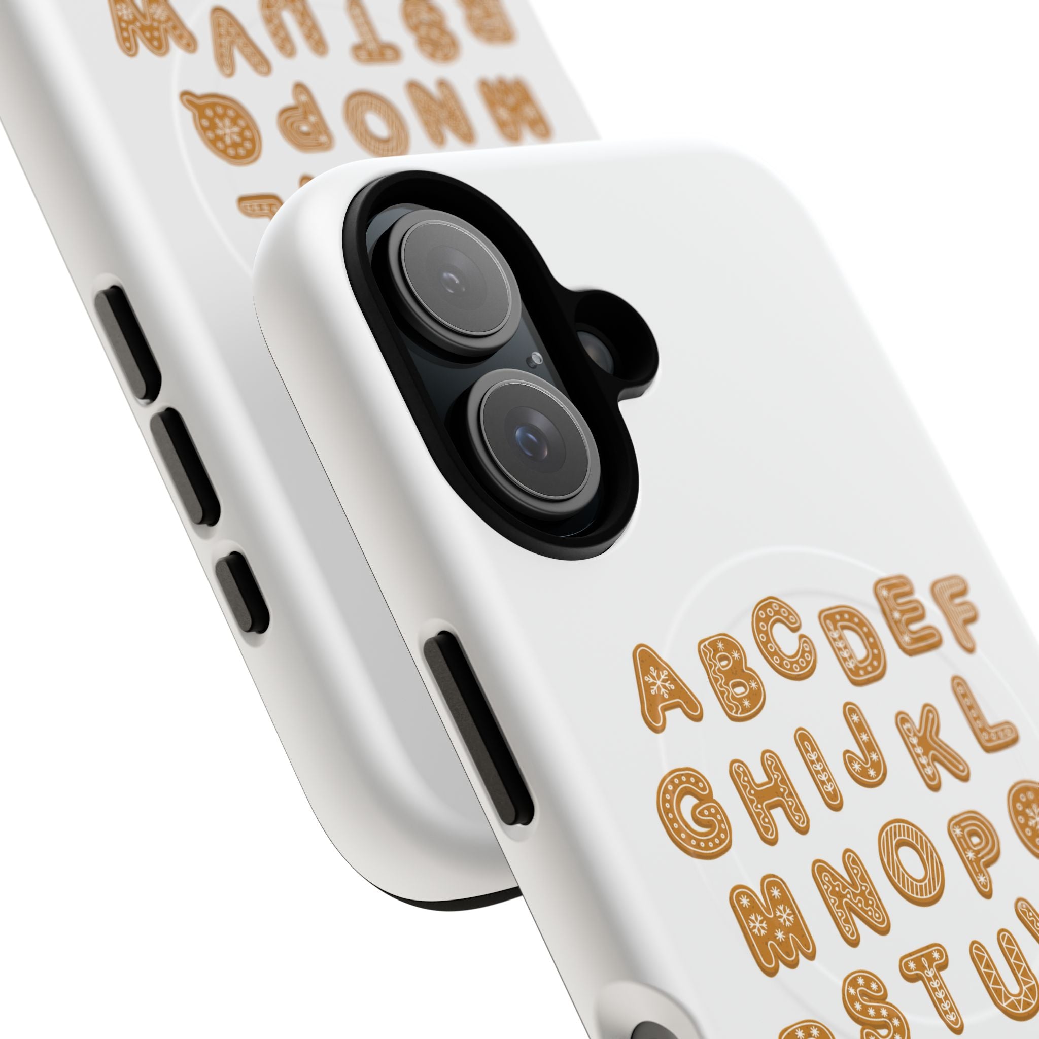 Cookie Alphabet Phone Case | Tough Magnetic Case, Cute Lettering