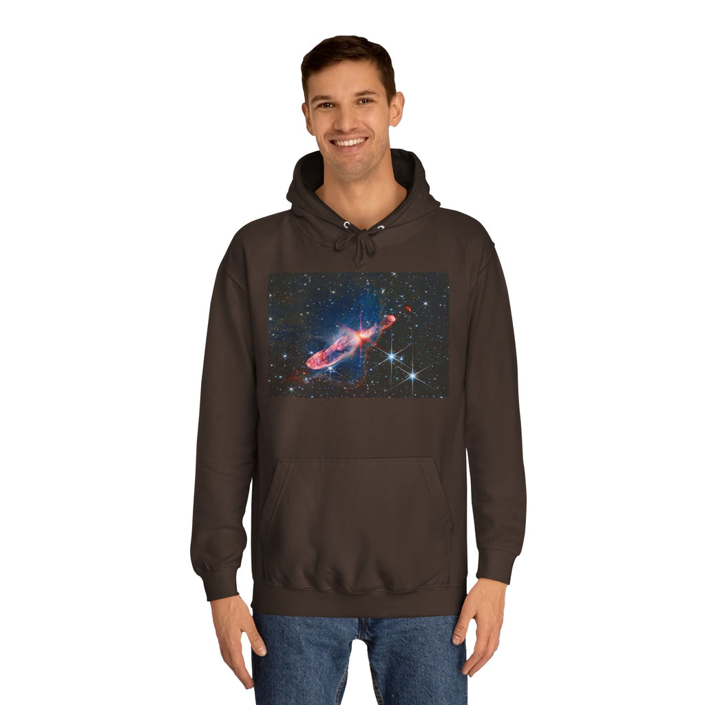 Nebula Space Photo Hoodie | Cosmic Galaxy Stars Astronautic Design