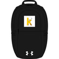 Yellow K Initial Monogram backpack | Embroidered Under Armour