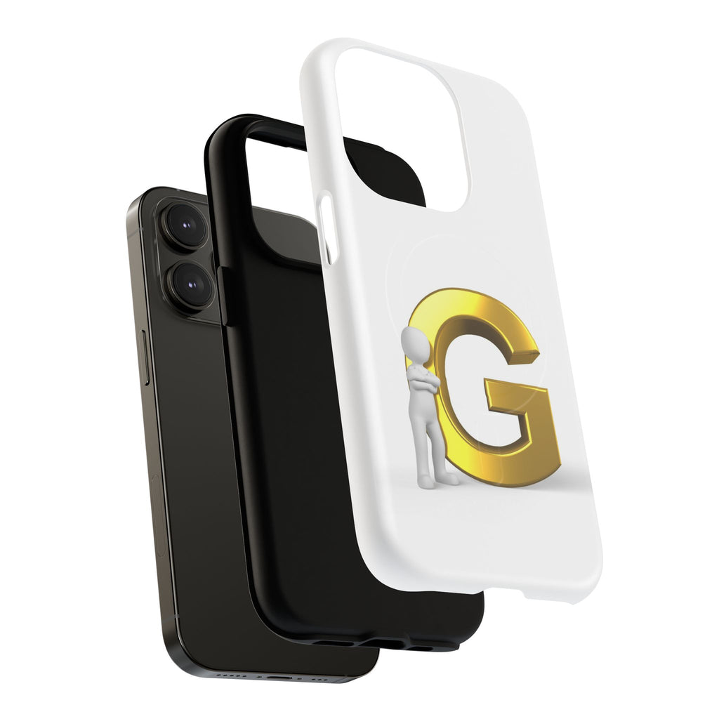 Gold Letter G Monogram Phone Case | Tough Magnetic Case