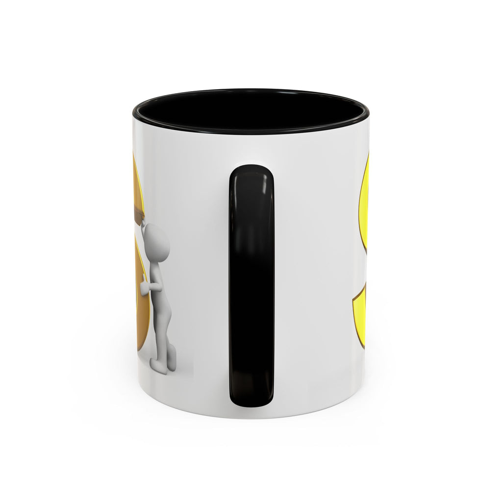 Gold Letter S Initial Mug | Accent Coffee Mug